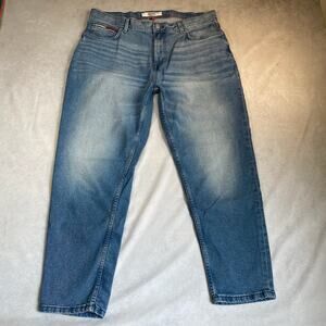 TOMMY HILFIGER Relaxed Tapered Vintage Y2K Mens 36x32 Jeans